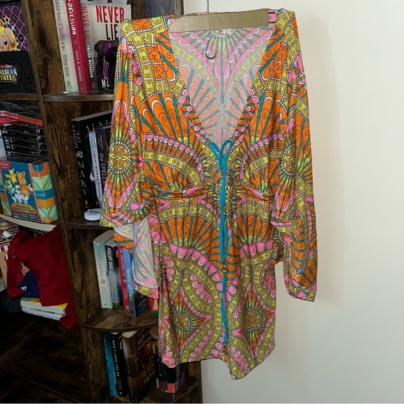 Trina Turk Multicolor Patterned Dress - Picture 1 of 4